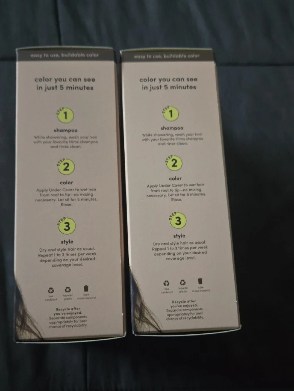 hims Under Cover Hair Color & Conditioner — Rich Black (Men)